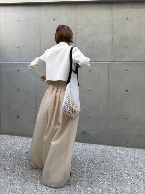 organdy maxi skirt